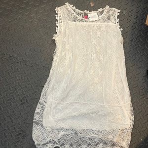 Boho Beach Hut white dress